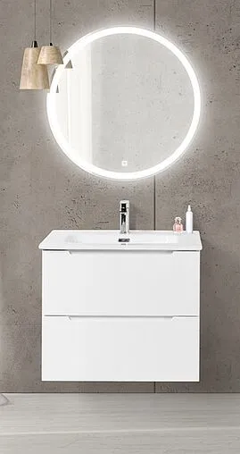 Тумба под умывальник подвесная BelBagno ETNA 39 50 Bianco Lucido ETNA39-500/390-2C-SO-BL-P