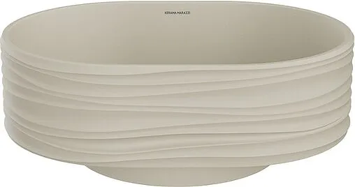 Раковина Kerama Marazzi Artbasin Conchiglia 50 белый матовый SA.wb.50\SAN