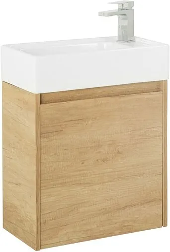 Тумба-умывальник подвесная BelBagno KRAFT MINI 50 R Rovere Nebrasca Nature KRAFT MINI-500/260-1A-SO-RNN-R+7045-KL