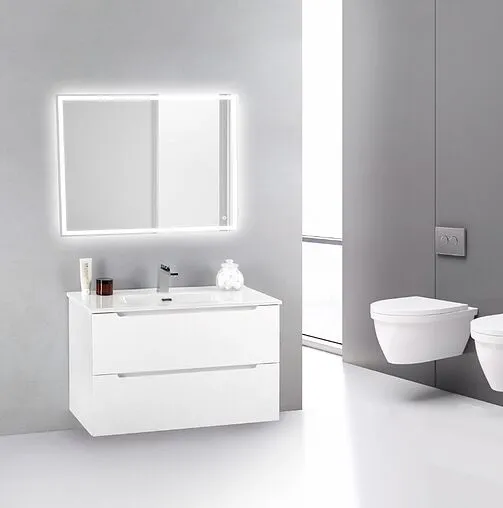 Тумба-умывальник подвесная BelBagno ETNA 120 Bianco Lucido ETNA-1200-2C-SO-BL-P+BB1200ETL