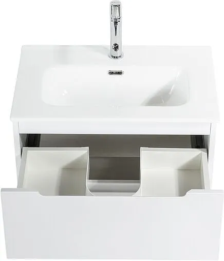 Тумба-умывальник подвесная BelBagno ETNA 39 60 Bianco Lucido ETNA39-600/390-2C-SO-BL-P+BB600/390ETL