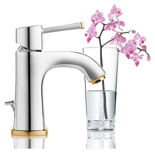 Смеситель для раковины Grohe Grandera хром/золото 23303IG0