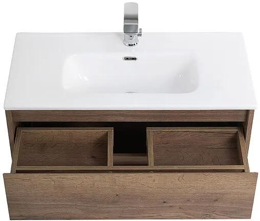 Тумба под умывальник подвесная BelBagno KRAFT 39 80 Rovere Tabacco KRAFT 39-800/390-2C-SO-RT