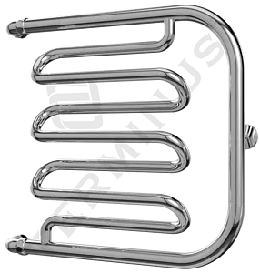 Полотенцесушитель водяной Terminus Фокстрот-Лиана AISI 500х500 полированная сталь 4620768880971 Полотенцесушитель водяной Terminus Фокстрот-Лиана AISI 500х500 полированная сталь 4620768880971, 2