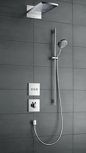 Вентиль переключающий на 3 потребителя Hansgrohe ShowerSelect полированное золото 15764990