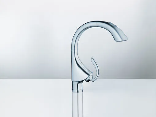 Смеситель для кухни с выдвижным изливом Grohe K4 хром 33782000