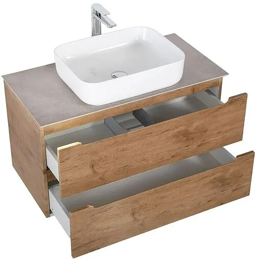 Тумба-умывальник подвесная BelBagno ETNA 90 Rovere Nature ETNA-900-2C-SO-RN-P+