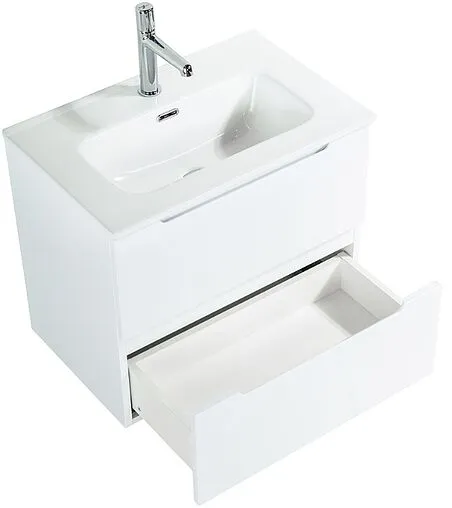 Тумба под умывальник подвесная BelBagno ETNA 39 80 Bianco Lucido ETNA39-800/390-2C-SO-BL-P