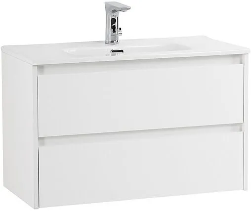 Тумба-умывальник подвесная BelBagno KRAFT 39 80 Bianco Opaco KRAFT 39-800/390-2C-SO-BO+BB800/390ETL