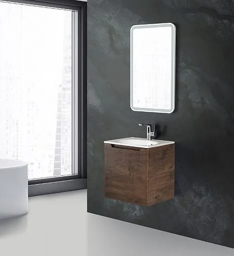 Тумба-умывальник подвесная BelBagno ETNA 60 Rovere Moro ETNA-600-1C-SO-RW-P+