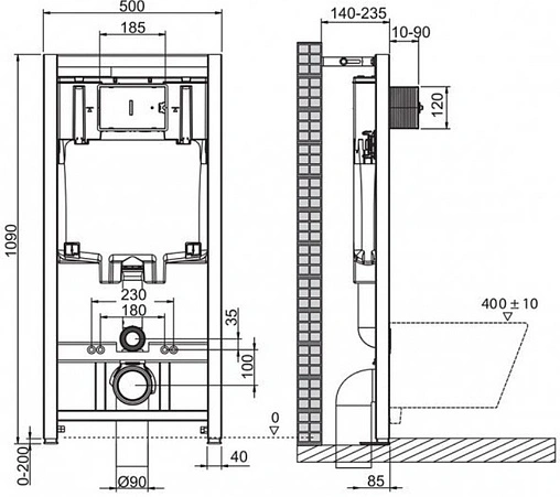 Комплект 5 в 1 BelBagno Janice BB124CH/BB124SC/BB002-80/BB005-PR-CHROME с кнопкой BB005-PR-CHROME хром глянцевый