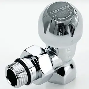 Вентиль терморегулирующий угловой ½" в/н Tiemme хром 3300016 Вентиль терморегулирующий угловой ½" в/н Tiemme хром 3300016, 1