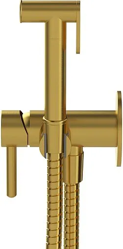 Гигиенический душ со смесителем WHITECROSS Y brushed gold брашированное золото SYSYBI2GLB