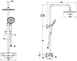 Душевая система с термостатом для душа VitrA Aquaheat хром A49252EXP