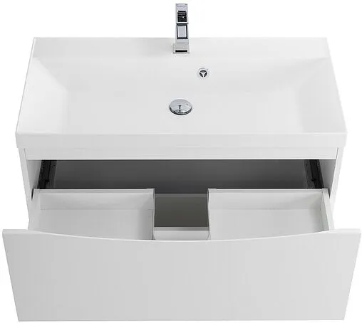 Тумба-умывальник напольная BelBagno MARINO 80 Bianco Lucido MARINO-800-2C-PIA-BL-P+