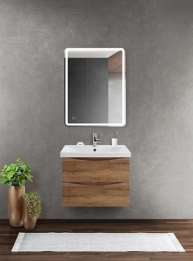 Тумба-умывальник подвесная BelBagno MARINO-CER 70 Rovere Rustico MARINO-CER-700-2C-SO-RR-P+BB-0321-70-LVB