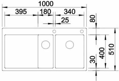 Мойка кухонная Blanco Claron 6 S-IF/А 100 L нержавеющая сталь 521646