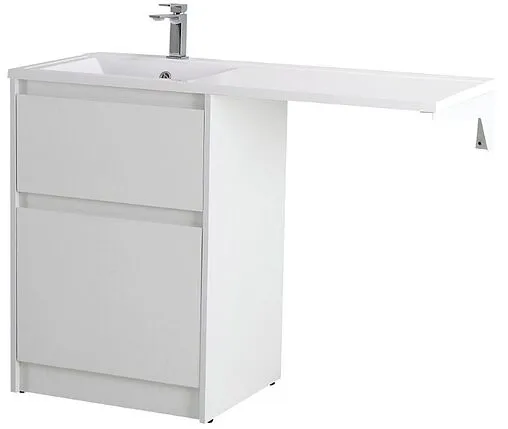 Тумба-умывальник напольная BelBagno KRAFT-LVD 58 Bianco Opaco KRAFT-LVD-580/1200-2C-PIA-BO+