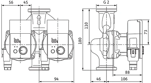 Насос циркуляционный Wilo Yonos PICO-D 30/1-6 4230948