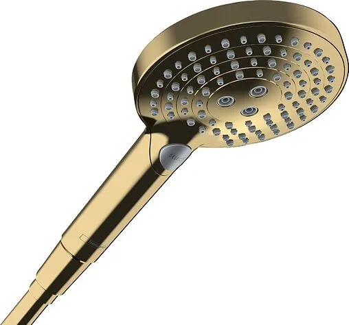 Лейка ручного душа Hansgrohe Raindance Select S 120 3jet PowderRain полированное золото 26014990