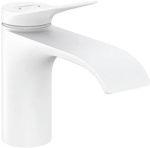 Смеситель для раковины Hansgrohe Vivenis 80 белый матовый 75010700