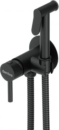 Гигиенический душ со смесителем Damixa Option чёрный матовый 217000000