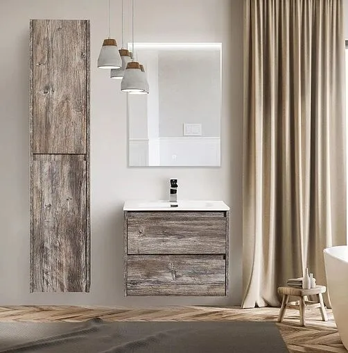 Шкаф-пенал подвесной BelBagno KRAFT 33 R Pino Pasadena KRAFT-1600-2A-SC-PP-R