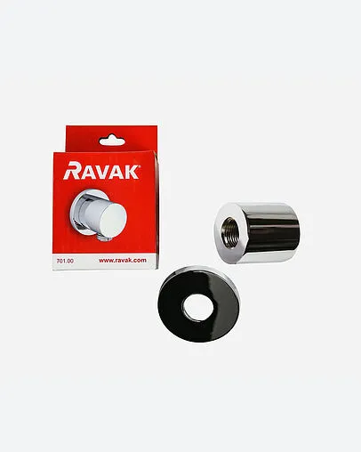 Шланговое подключение Ravak 701.00 хром X07P004