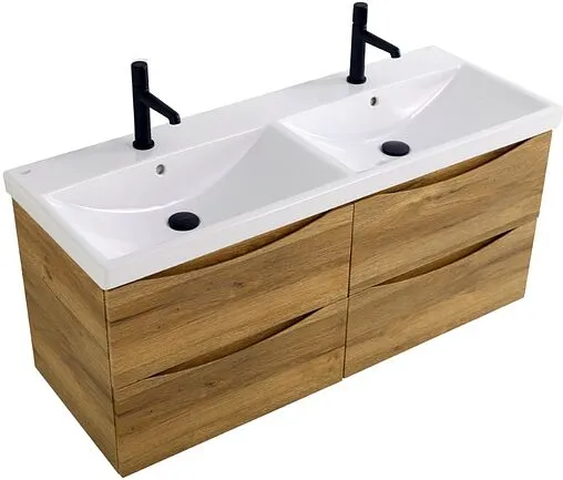 Тумба-умывальник подвесная BelBagno MARINO-CER 120 Rovere Rustico MARINO-CER-1200-4C-SO-2-RR-P+BB-0325-120-2-LVB