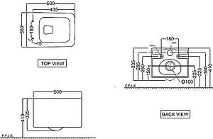 Унитаз подвесной безободковый Jaquar Kubix белый KUS-WHT-35953BIUFSM Унитаз подвесной безободковый Jaquar Kubix белый KUS-WHT-35953BIUFSM, 2