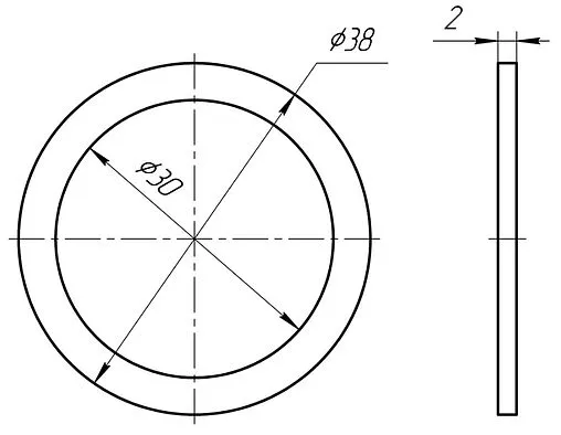 Уплотнительное кольцо плоское Ани Пласт M020