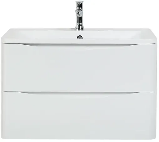 Тумба под умывальник подвесная BelBagno ACQUA 80 Bianco Lucido ACQUA-800-2C-SO-BL