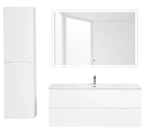 Тумба-умывальник подвесная BelBagno ETNA 120 Bianco Lucido ETNA-1200-2C-SO-BL-P+BB1200ETL