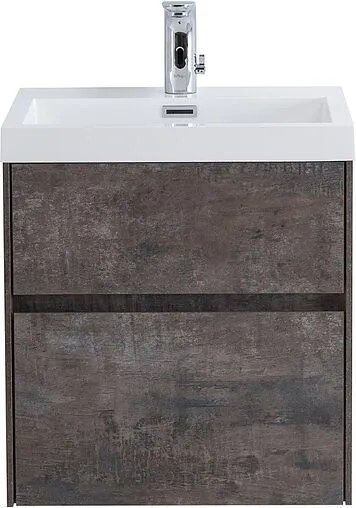 Тумба-умывальник подвесная BelBagno PIETRA MINI 50 Stone PIETRA MINI-500AS-2C-SO-PT+BB-500-PM-LVB