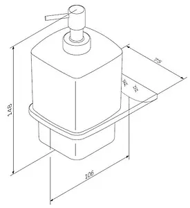 Дозатор для жидкого мыла Am.Pm Inspire 2.0 хром A50A36900 Дозатор для жидкого мыла Am.Pm Inspire 2.0 хром A50A36900, 2