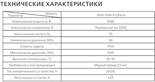 Водонагреватель проточный электрический Philips AWH 55LA серый AWH1006/51(55LA)