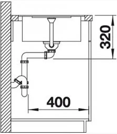 Мойка кухонная Blanco Metra 45 S-F 77 кофе 519088