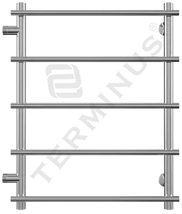 Полотенцесушитель водяной лесенка Terminus Квинта П5 500х696 б/п 500 полированная сталь 4670030723864 Полотенцесушитель водяной лесенка Terminus Квинта П5 500х696 б/п 500 полированная сталь 4670030723864, 1