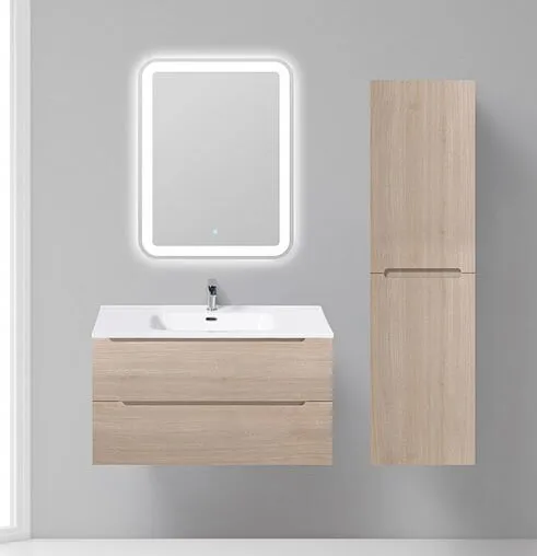 Тумба-умывальник подвесная BelBagno ETNA 90 Rovere Grigio ETNA-900-2C-SO-RG-P+