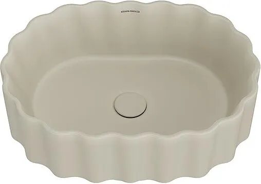 Раковина Kerama Marazzi Artbasin Conchiglia 50 песочный CC.wb.50\SAN