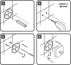 Полотенцедержатель Am.Pm Gem хром A90346400 Полотенцедержатель Am.Pm Gem хром A90346400, 3