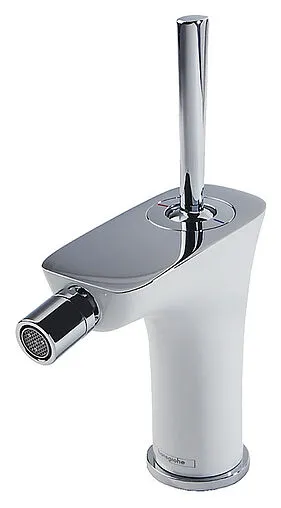 Смеситель для биде Hansgrohe PuraVida белый/хром 15270400