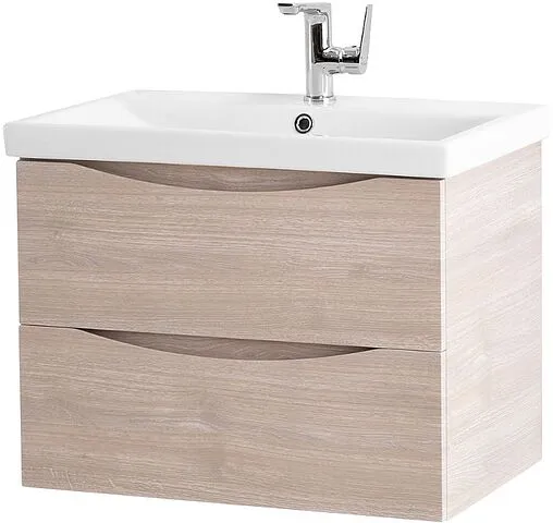 Тумба-умывальник подвесная BelBagno MARINO-CER 60 Rovere Grigio MARINO-CER-600-2C-SO-RG-P+BB-0320-60-LVB