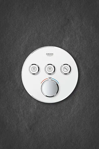 Термостат для 3 потребителей Grohe Grohtherm SmartControl белый/хром 29904LS0