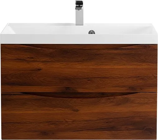 Тумба-умывальник подвесная BelBagno MARINO 80 Rovere Ciliegio MARINO-800-2C-SO-RC-P+