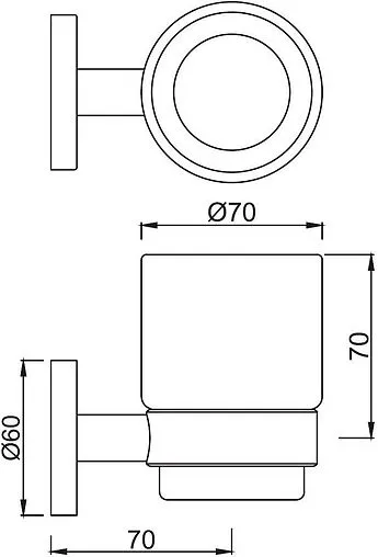 Стакан Jaquar Continental хром ACN-CHR-1141N