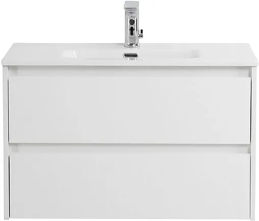 Тумба-умывальник подвесная BelBagno KRAFT 39 80 Bianco Opaco KRAFT 39-800/390-2C-SO-BO+BB800/390ETL