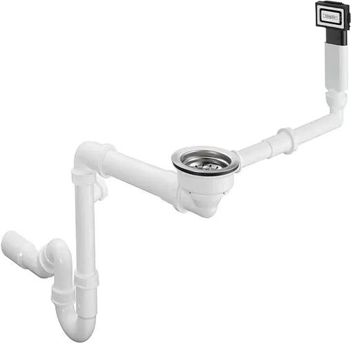 Сифон бутылочный для мойки с переливом Hansgrohe D16-17 43958000