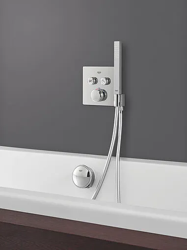 Термостат для 2 потребителей Grohe Grohtherm SmartControl хром 29125000