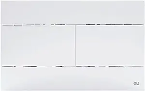 Клавиша смыва для унитаза OLI Slim Oliveira 659041 белый глянцевый Клавиша смыва для унитаза OLI Slim Oliveira 659041 белый глянцевый, 1